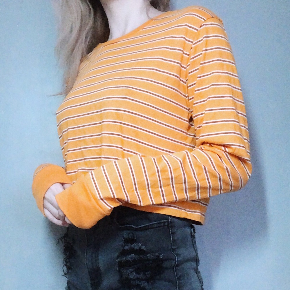 ORANGE STRIPED CROP
